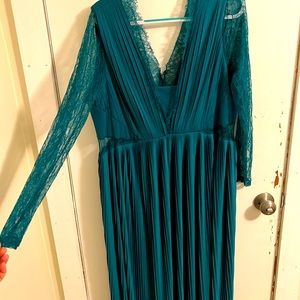 Teal ASOS dress